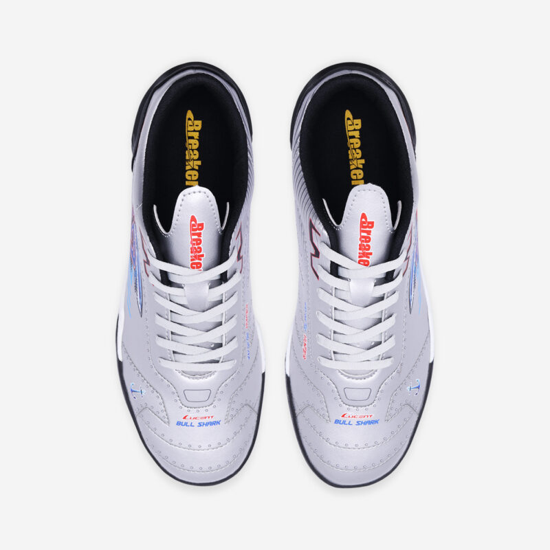  รองเท้าฟุตซอลเบรกเกอร์ Breaker Lite (BK1117) สี Silver - Breaker-shoe.com Illustration 