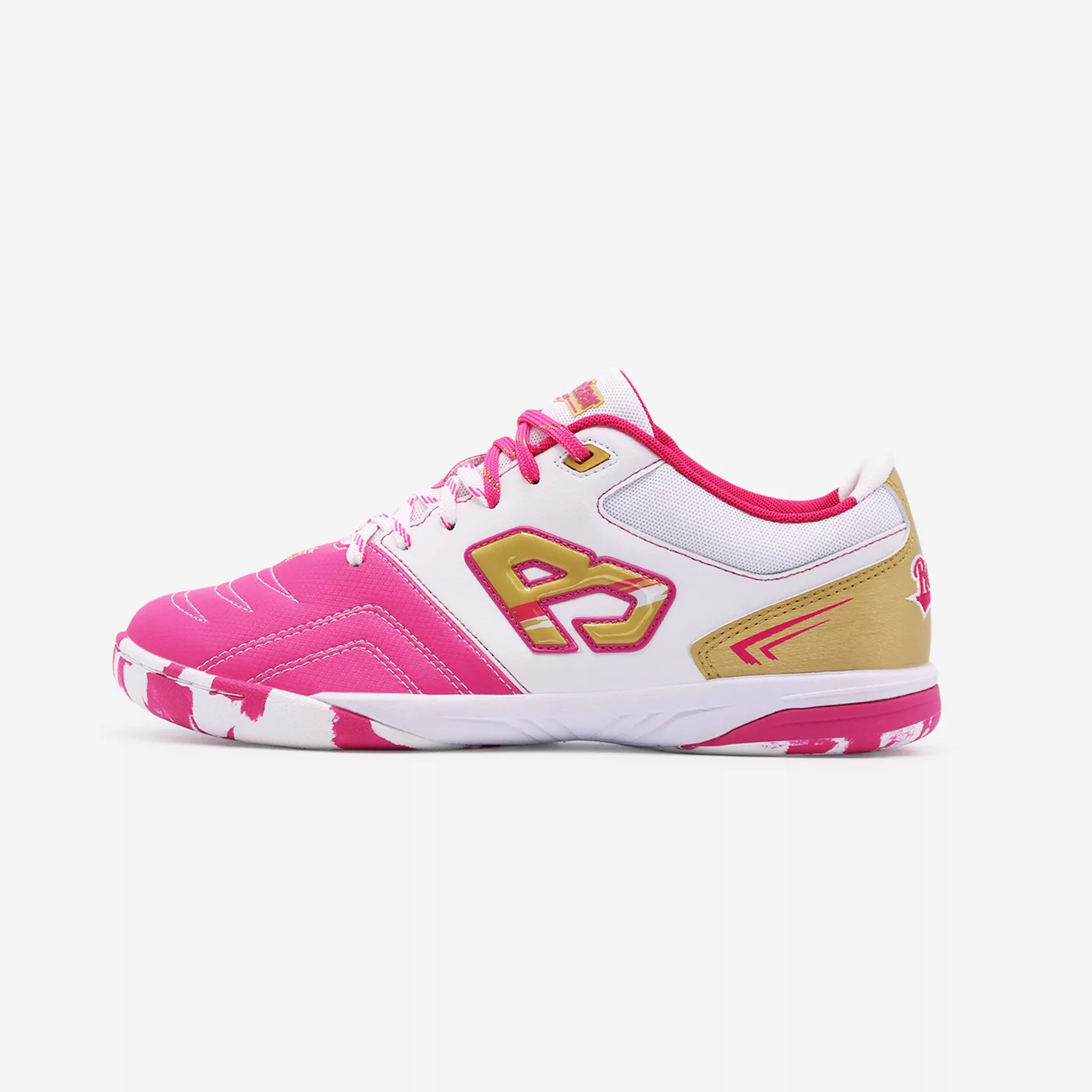 รองเท้าฟุตซอลเบรกเกอร์ Breaker Real (BK0917) สี Pink - Breaker-shoe.com